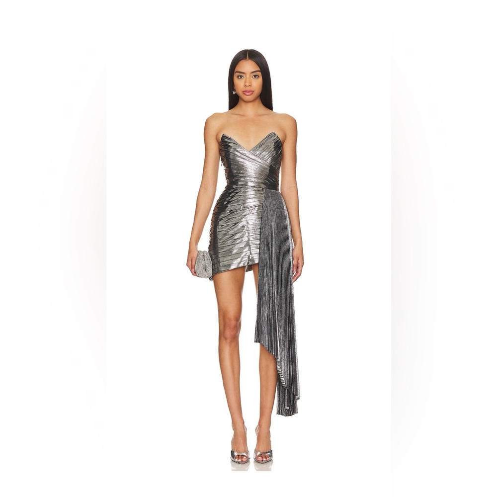 RETROFETE KENZIE DRESS in GUNMETAL